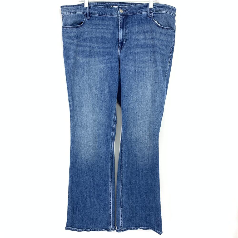 Old Navy Mid Rise Wow Bootcut Jeans Womens Size 20 Stretch Denim